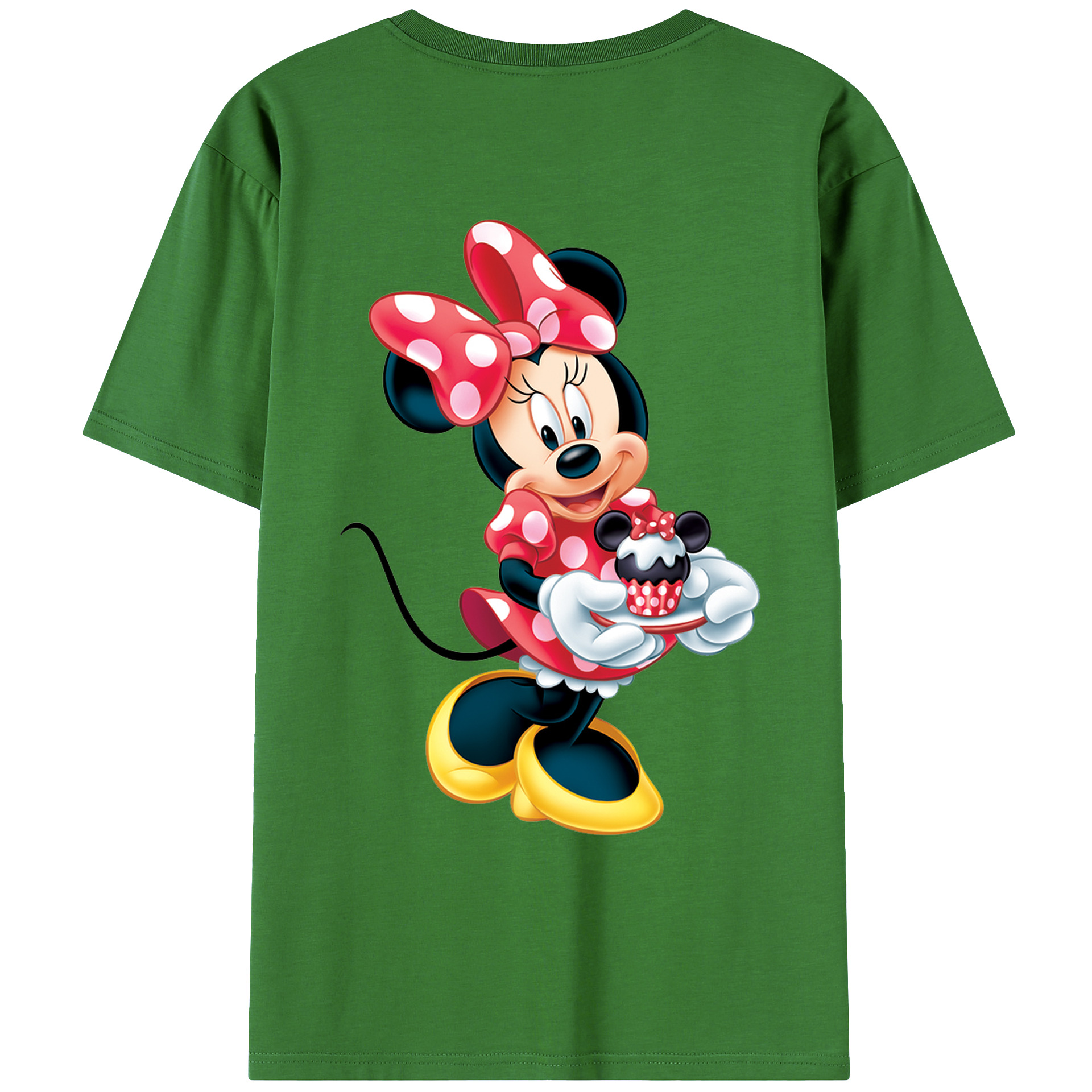 （画像用） ミッキーマウス Mickey Mouse レディース半袖Tシャツ(バックプリント)
